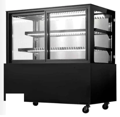 Vitrine murale noire