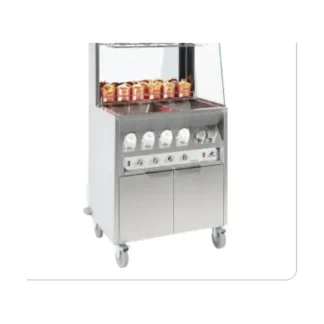 Poste de salage chauffe sauce 800