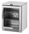 Réfrigérateur comptoir bas pour cuisine, 1 porte battante vitrée TUC-24G-HC~FGD01