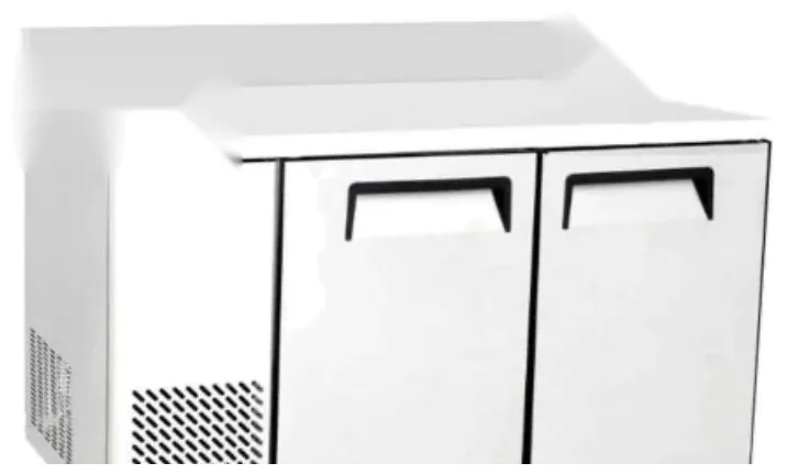 Table négative compacte - L1200mm avec dosseret
