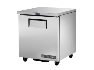 Réfrigérateur comptoir bas pour cuisine, 1 porte battante pleine