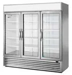 Réfrigérateur vertical pour libre service, 3 portes battantes vitrées GDM-72-HC~FGD01