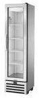 Réfrigérateur vertical Super Slimline pour la restauration, 1 porte battante vitrée T-11G-HC~FGD01