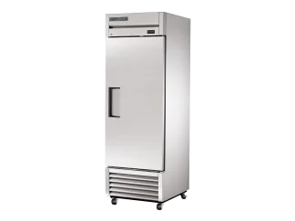 Réfrigérateur vertical pour la restauration, 1 porte battante pleine pleine