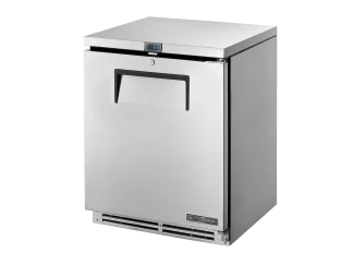 Réfrigérateur comptoir bas pour cuisine, 1 porte battante pleine