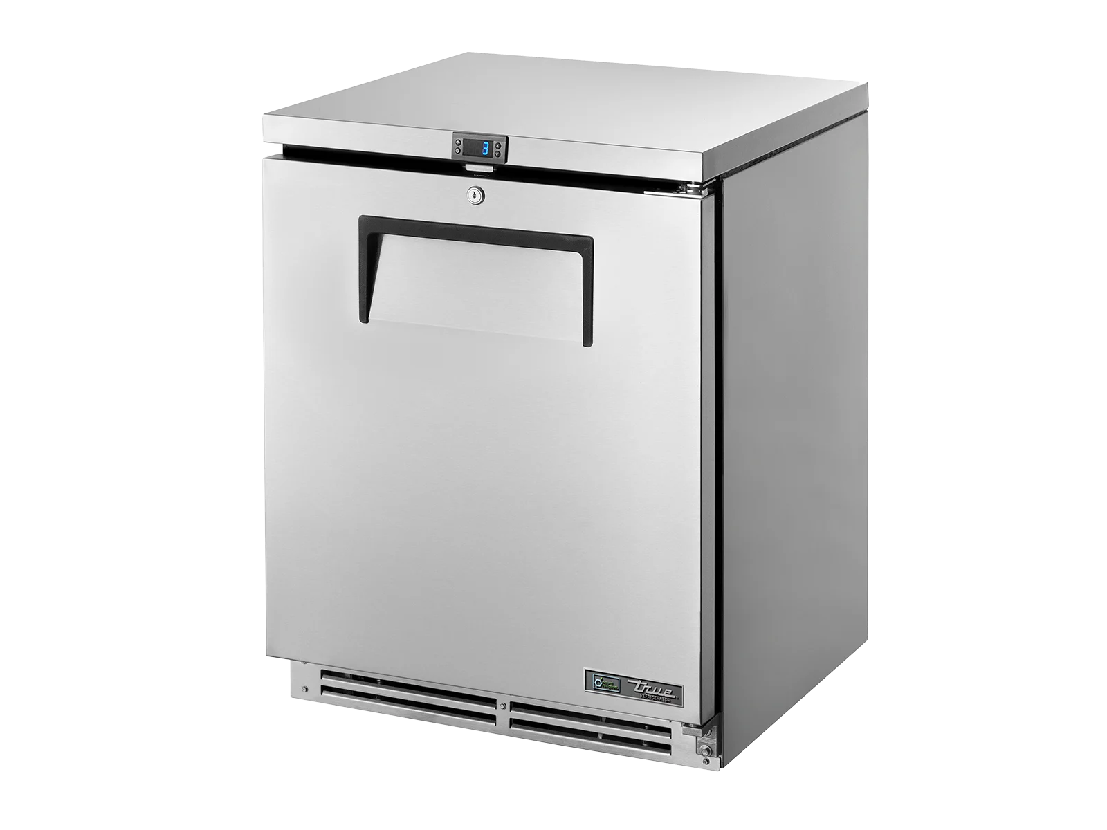 Réfrigérateur comptoir bas pour cuisine, 1 porte battante pleine