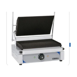 Grill Panini plaques Rainurée-Rainurée
