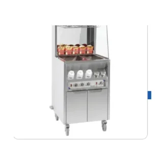 Poste de salage chauffe sauce 600