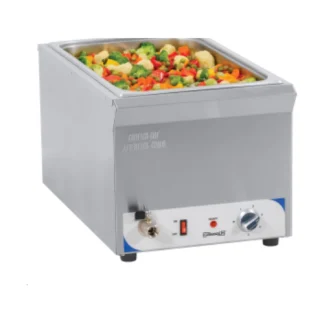 Bain-marie avec robinet de vidange GN 1/1 - 200mm — réf. CBMV200