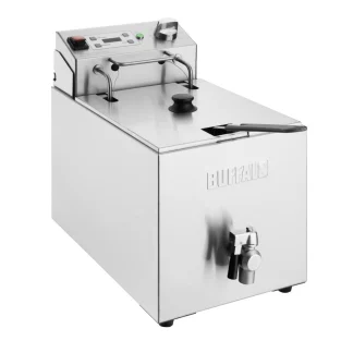 Friteuse électrique simple avec minuterie Buffalo 8L
