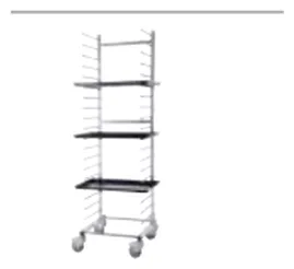 Carrello porta teglie inox, 20 teglie