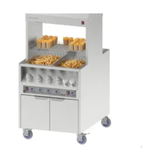 Poste de salage chauffe sauce traversant 800
