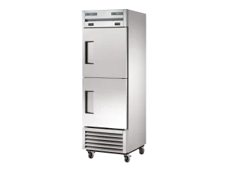 Armoire verticale « bi-température », 2 portes portillons battants pleins