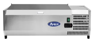 Présentoir à ingrédients inox Atosa, 120 à 200cm 525 – 717,50 € Présentoir à ingrédients vitré Atosa, 120 à 200cm 528 – 720 € Saladette réfrigérée Polar G, 5x GN1/4