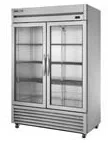Réfrigération verticale pour les services alimentaires, 2 portes battantes vitrées T-49G-HC~FGD01