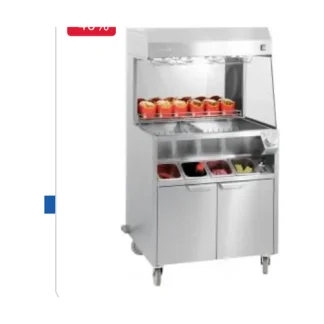 Poste de salage double chauffe 800