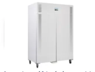 Armoire réfrigérée positive GN double porte blanche SÉRIE G · 1200L