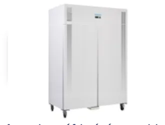 Armoire réfrigérée positive GN double porte blanche SÉRIE G · 1200L