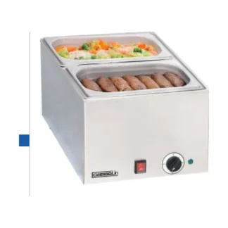 Bain-marie avec 2x GN 1/2