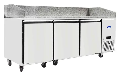 Table à pizzas 400×600 Atosa, 3 portes