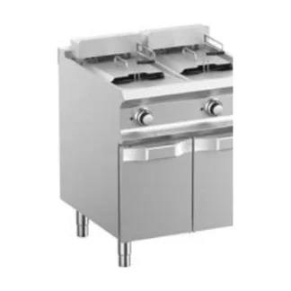 Friteuse électrique FRBE77A, chauffe directe, 12+12L sur coffre
